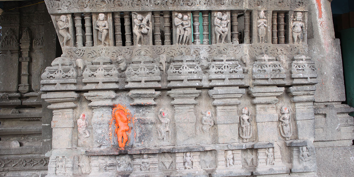 Triple Shrined temple of Bhavani 