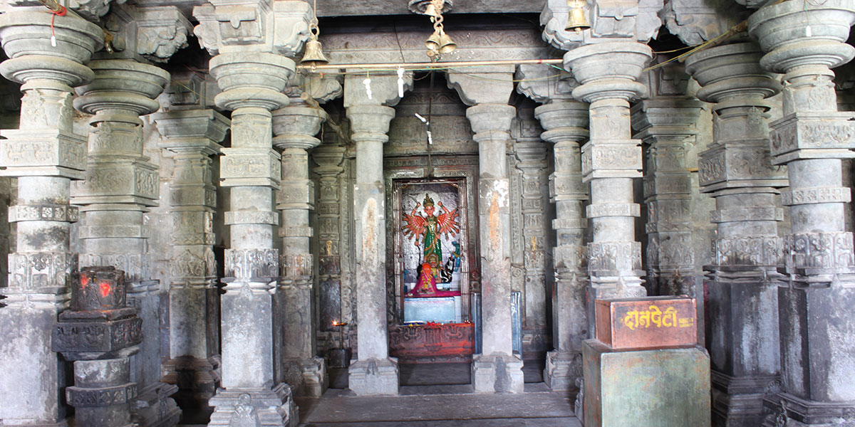 Triple Shrined temple of Bhavani 