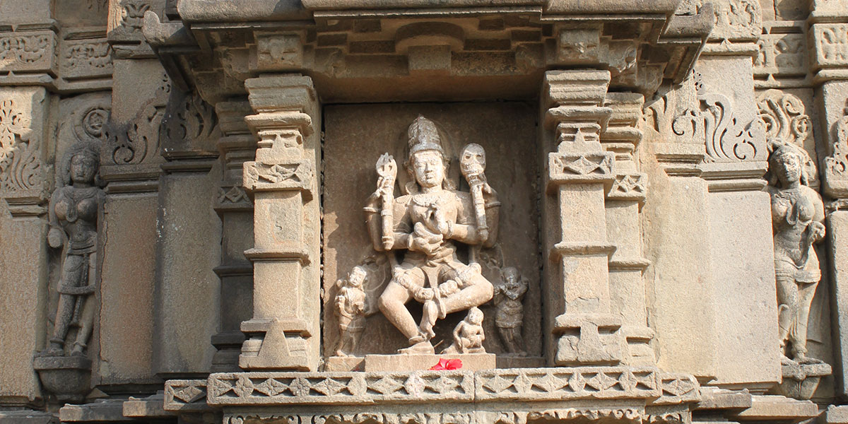 Triple Shrined temple of Bhavani 